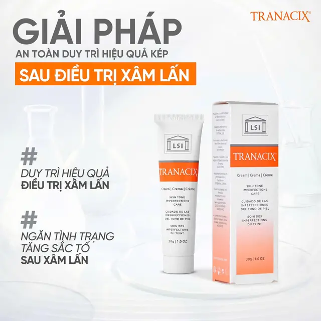 Tranacix - Khỏi lo Nám, Sạm, Tàn Nhang