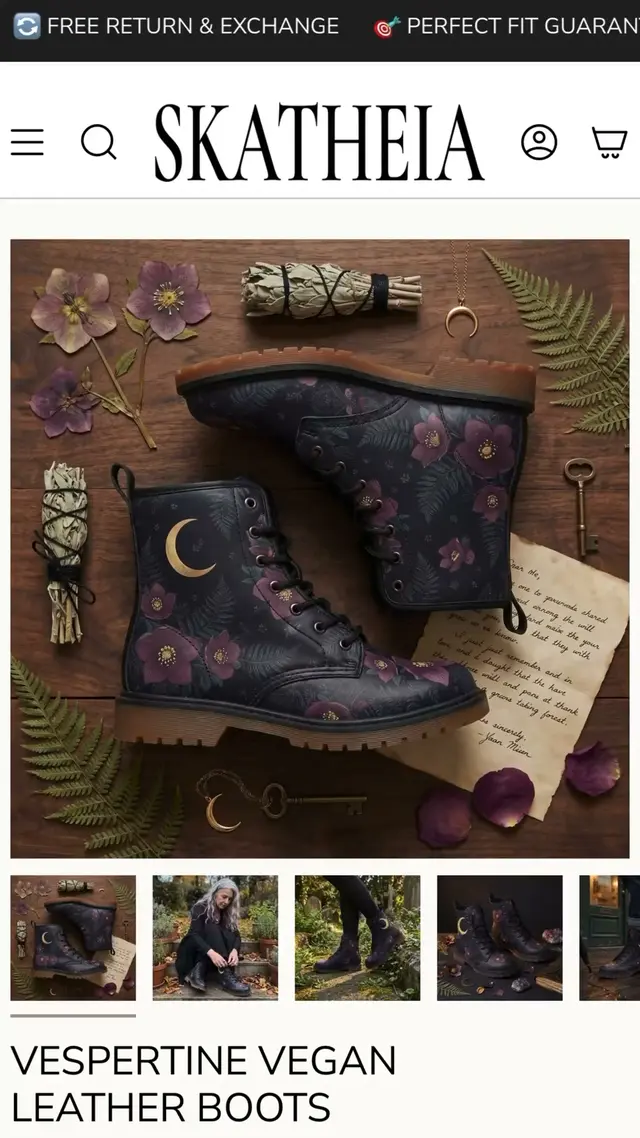 Skatheia - Boots for the beautifully wicked