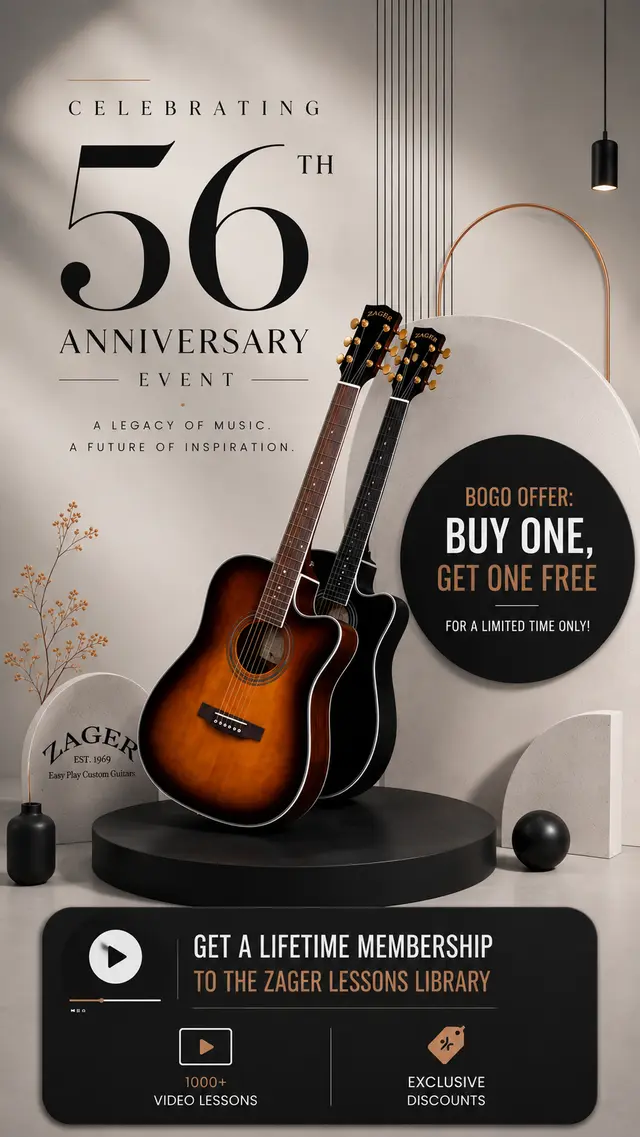 Zager Easy Play Custom Guitars