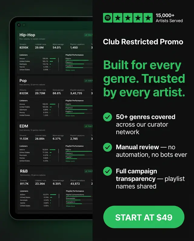 Club Restricted Promo